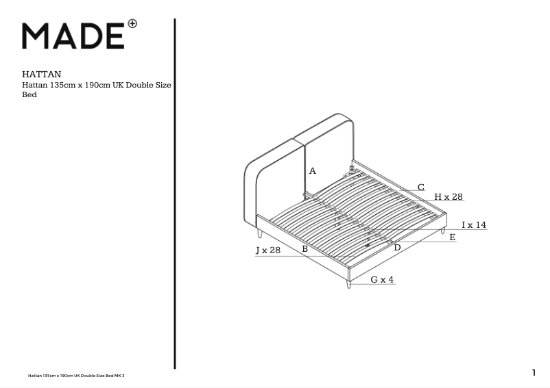 Página 1 del manual Manual de usuario MADE Hattan