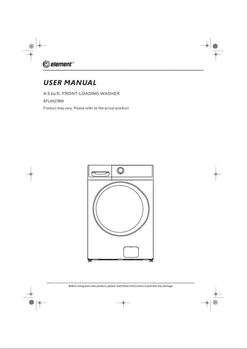 Página 1 del manual Manual de usuario Element EFL4527BW