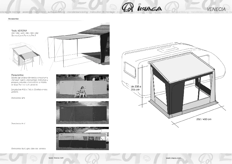 Página nº 1 - Manual de usuario Inaca Venecia 400