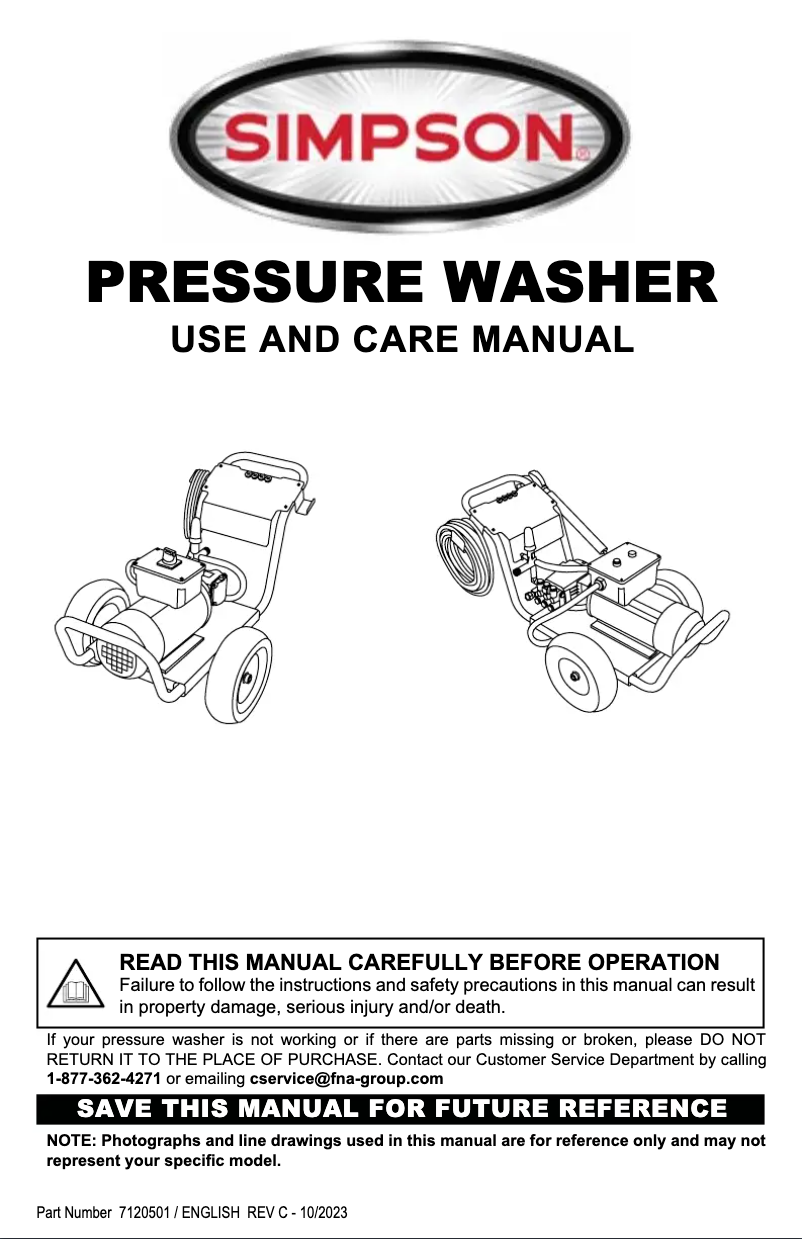 Página 1 del manual Manual de usuario Simpson ALIR3040012B