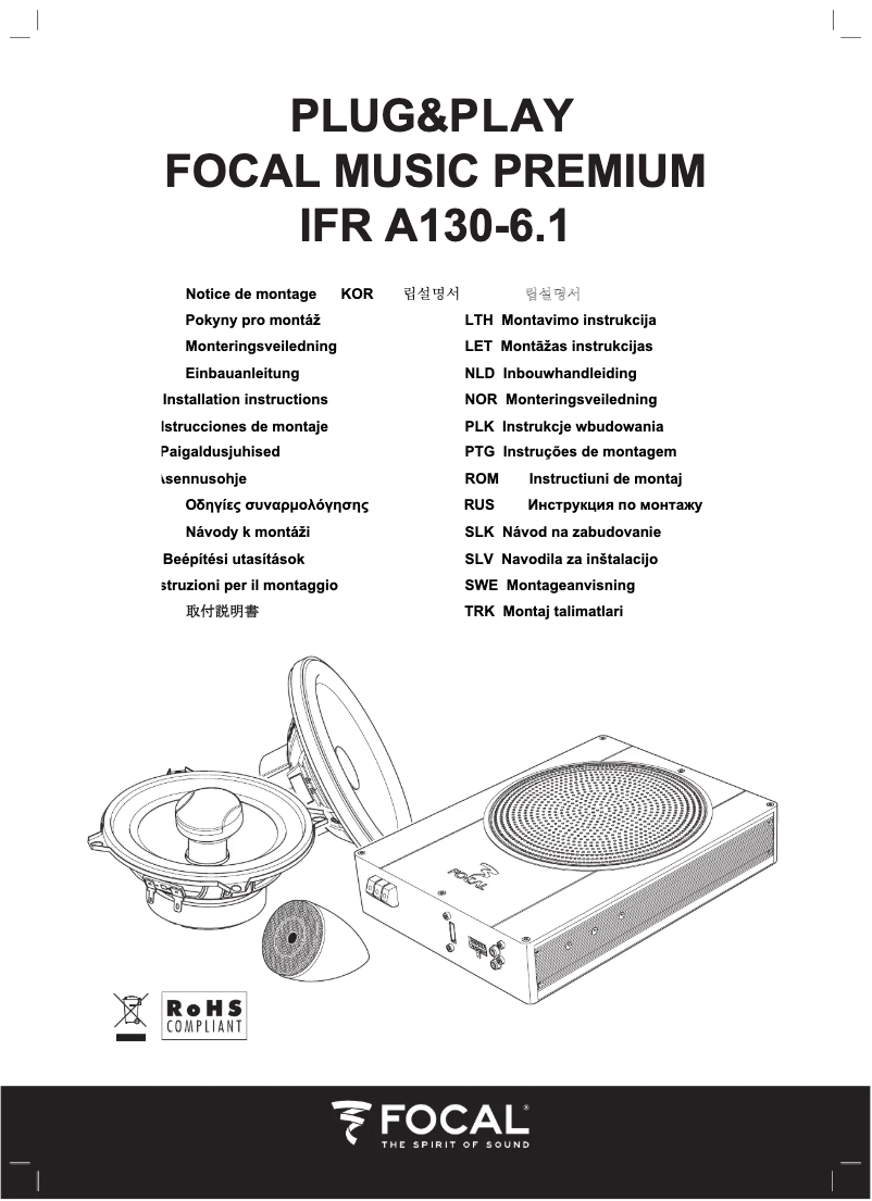 Imagen de la primera página del manual del dispositivo IFR A130-6.1