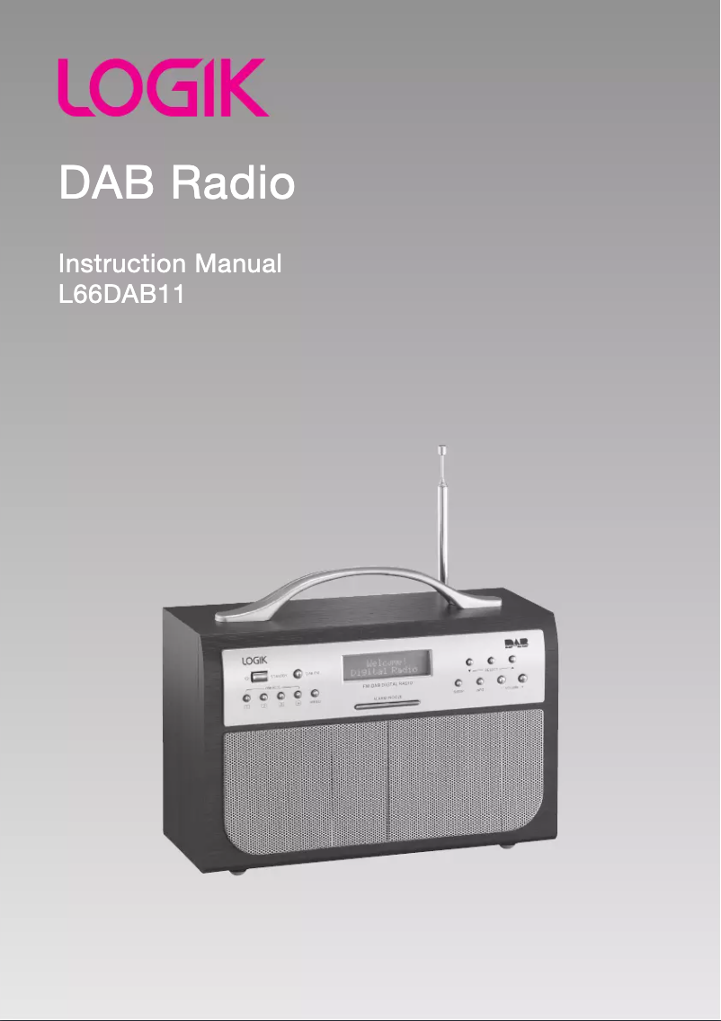 Página nº 1 - Manual de usuario Logik L66DAB11