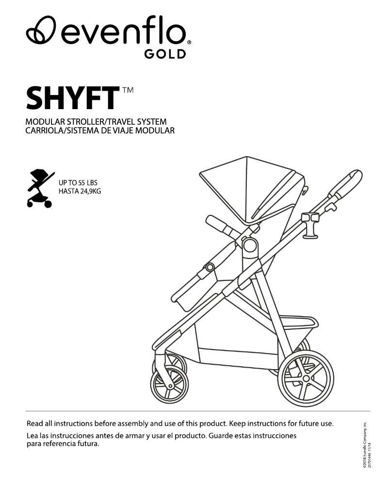Imagen de la primera página del manual del dispositivo Shyft