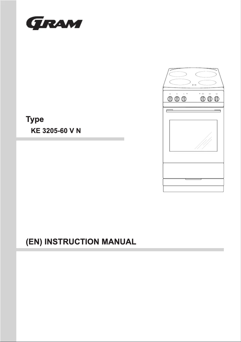 Página 1 del manual Manual de usuario Gram KE 3205-60 V N