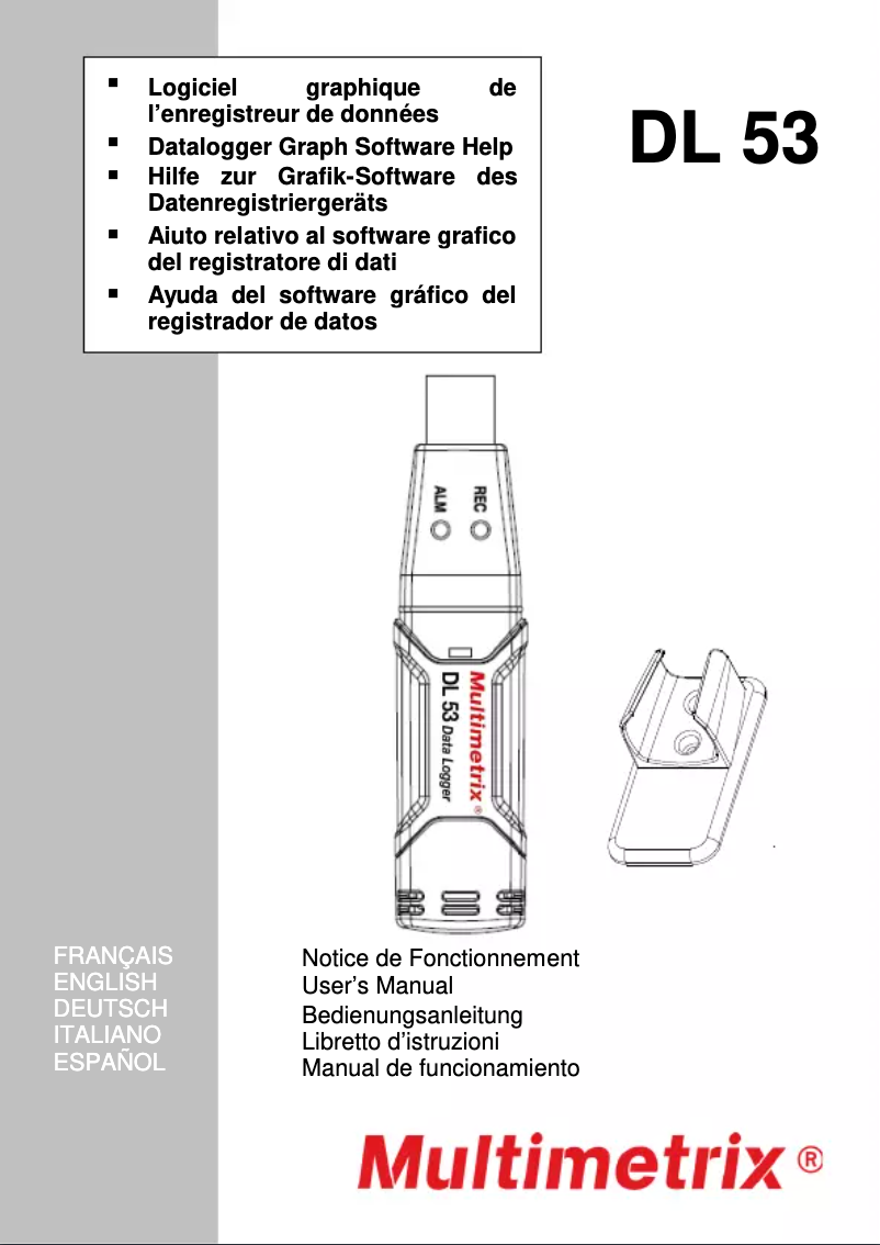 Imagen de la primera página del manual del dispositivo DL53