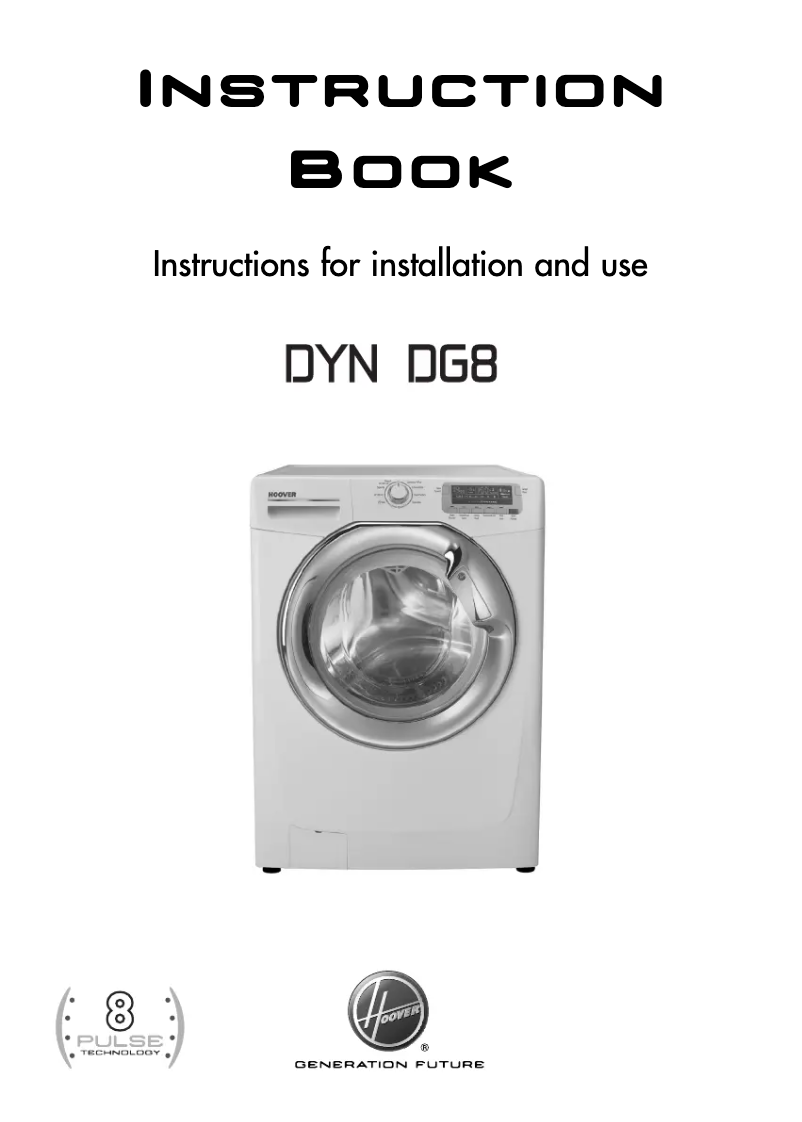 Página 1 del manual Manual de usuario Hoover DYN 9144DG8/1-80