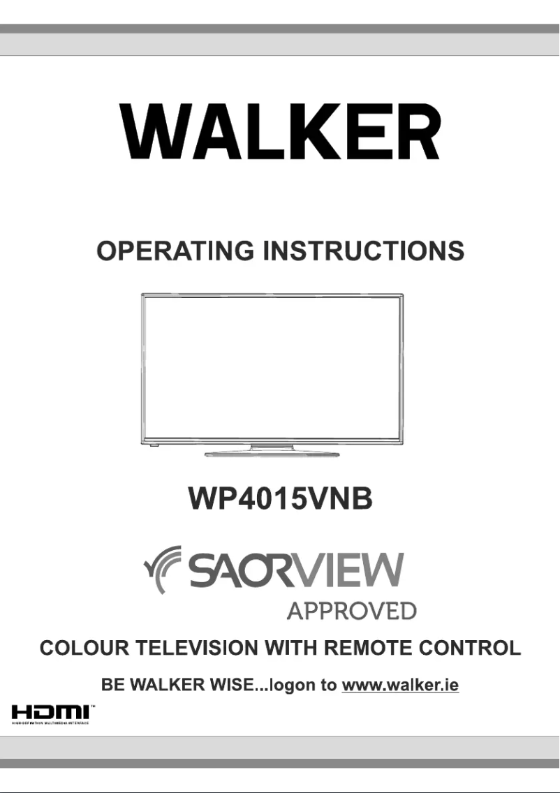 Imagen de la primera página del manual del dispositivo WP4015VNB