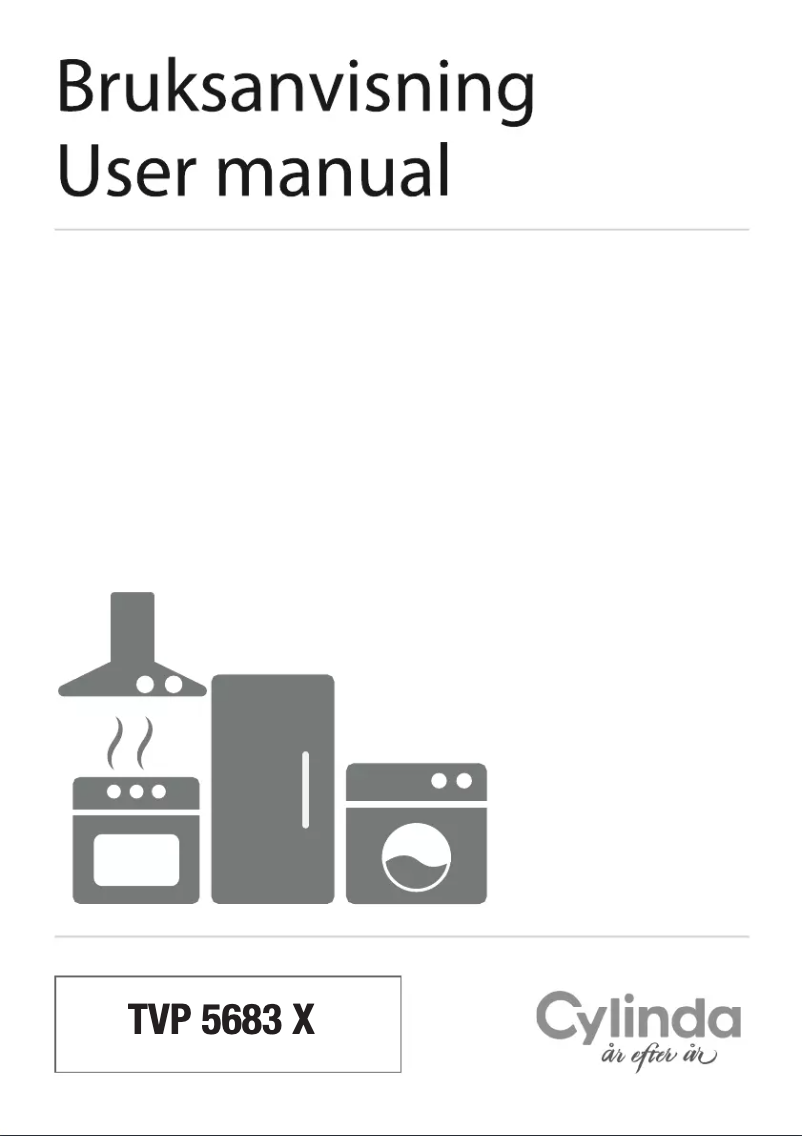 Página 1 del manual Manual de usuario Cylinda TVP 5683X