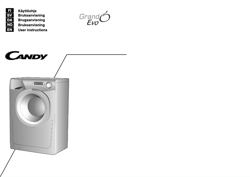 Página 1 del manual Manual de usuario Candy EVO 1492D-S