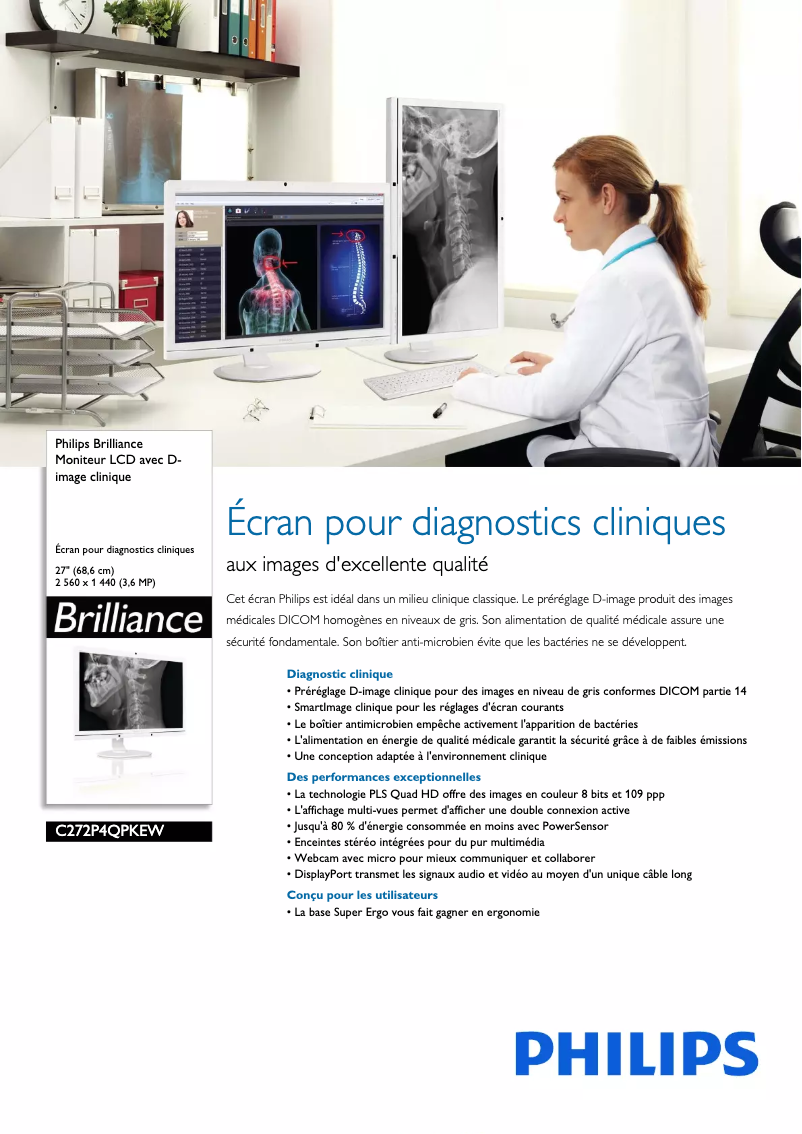 Imagen de la primera página del manual del dispositivo Brilliance C272P4QPKEW