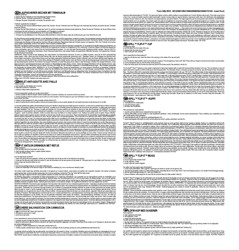 Página 1 del manual Manual de usuario Nuby Flip-it