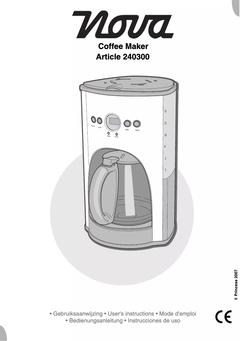 Imagen de la primera página del manual del dispositivo 240300