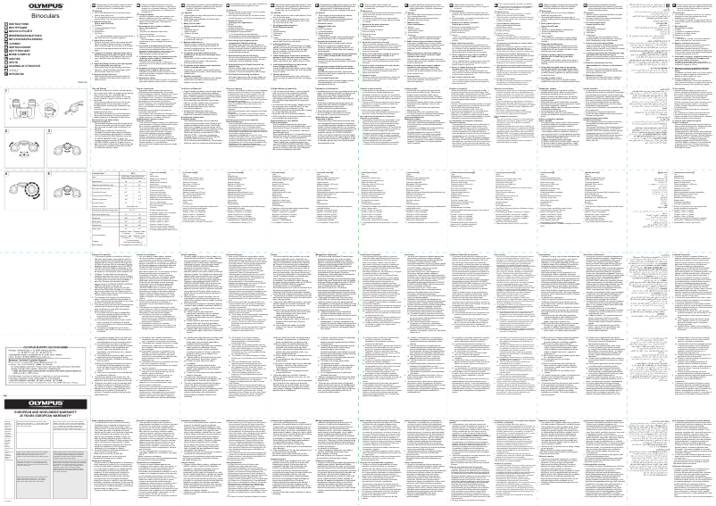 Imagen de la primera página del manual del dispositivo 10X25WP II