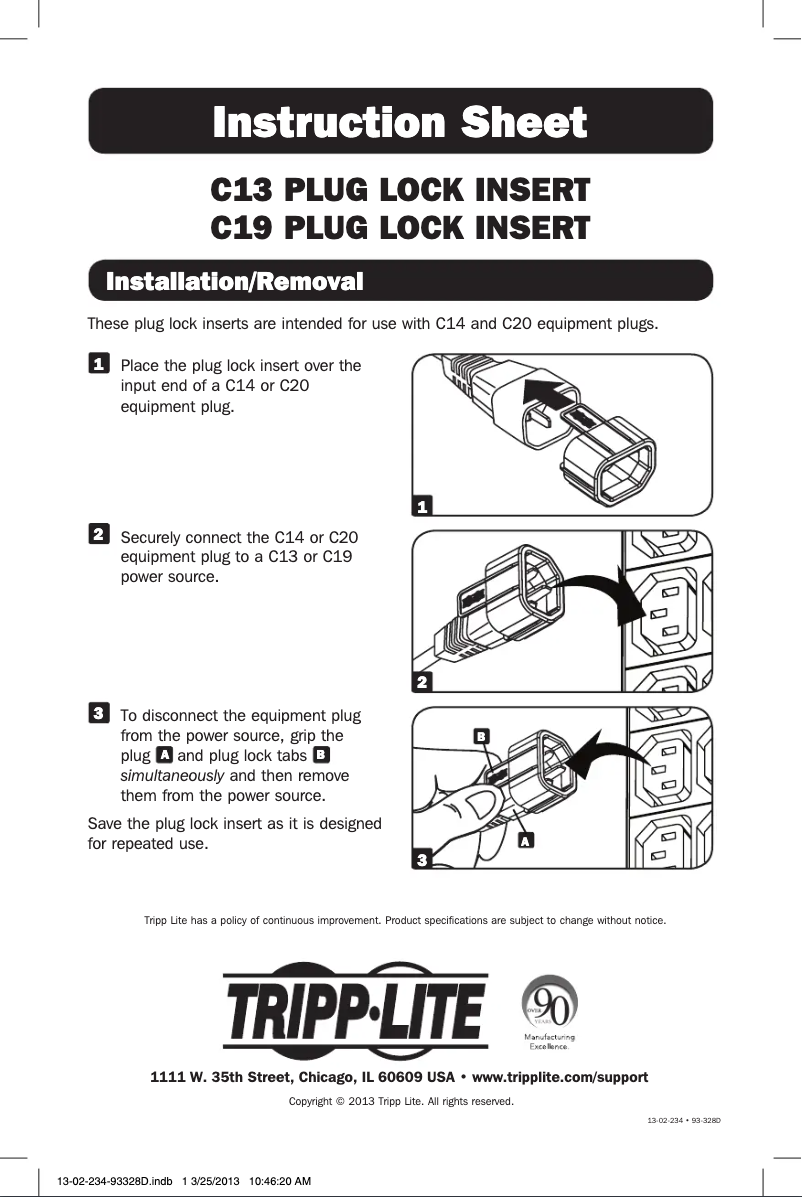 Imagen de la primera página del manual del dispositivo PLC13BK