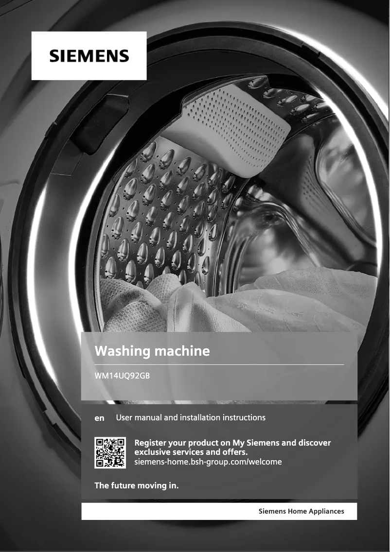 Imagen de la primera página del manual del dispositivo WM14UQ92GB