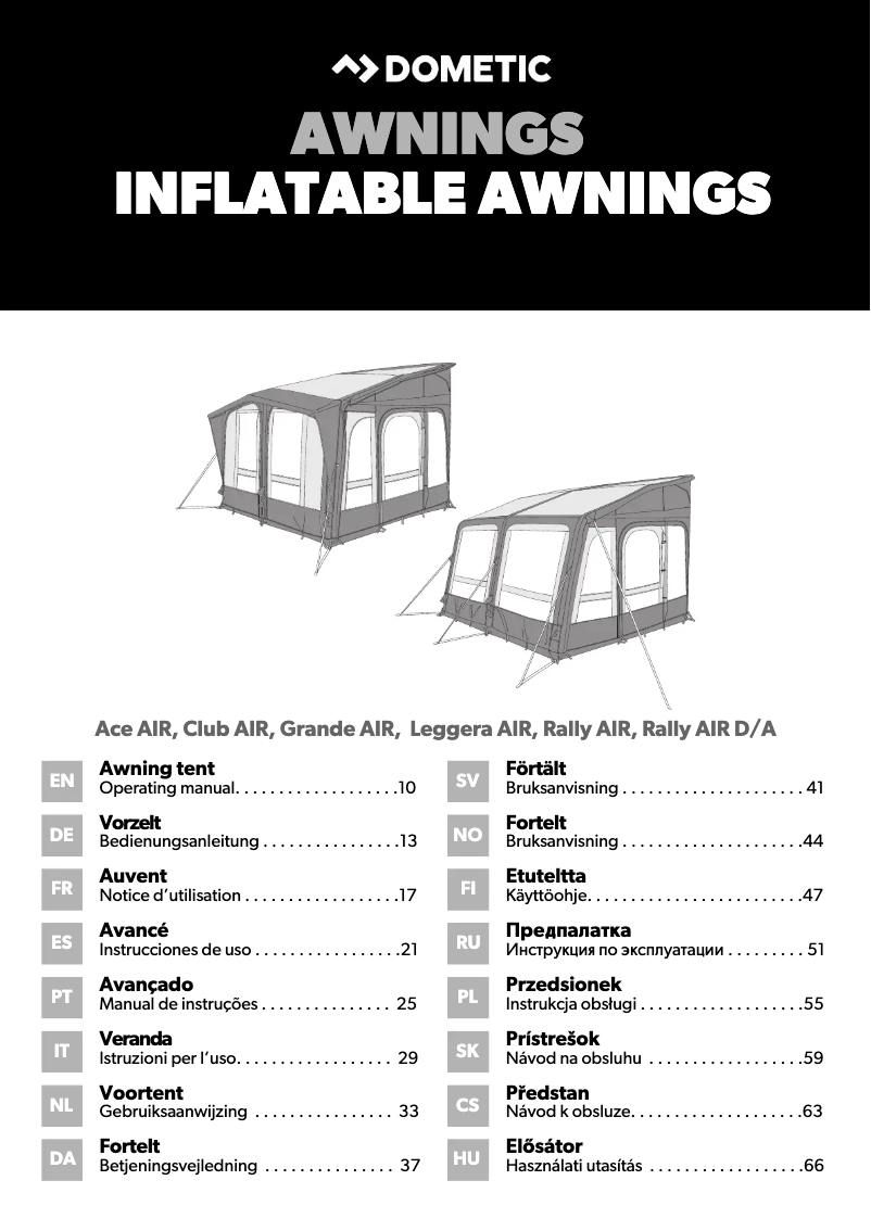 Imagen de la primera página del manual del dispositivo Club AIR Pro 440 S