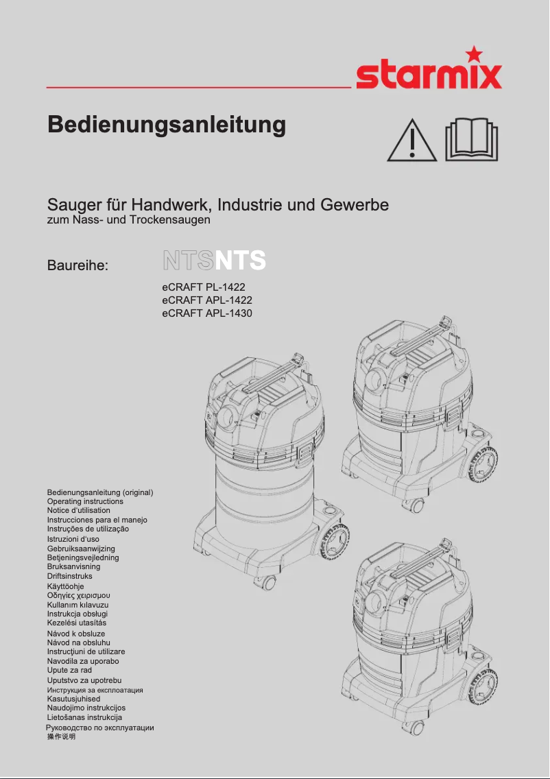 Página 1 del manual Manual de usuario Starmix eCraft APL-1422