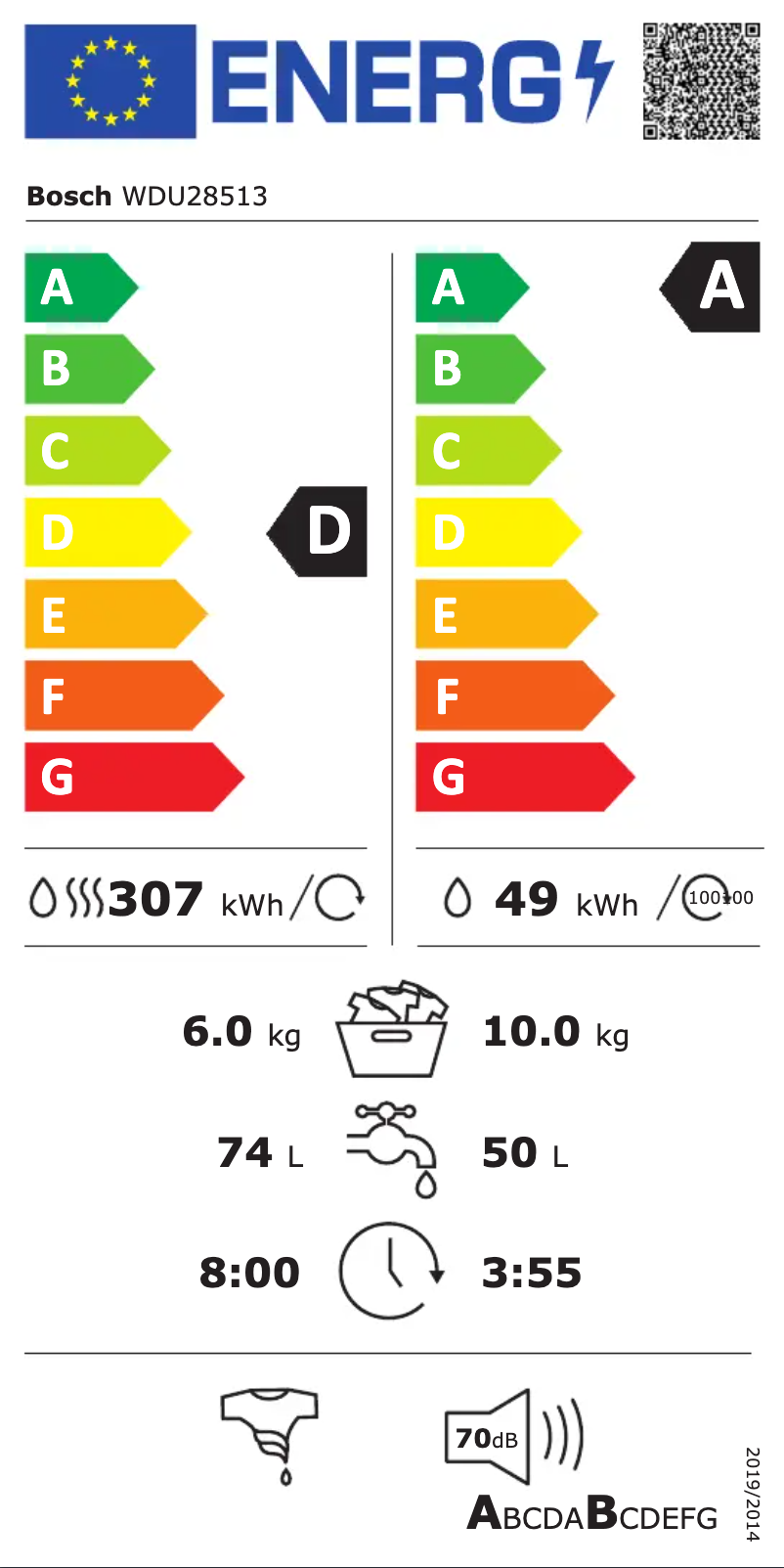 Página nº 1 - Manual de usuario Bosch WDU28513
