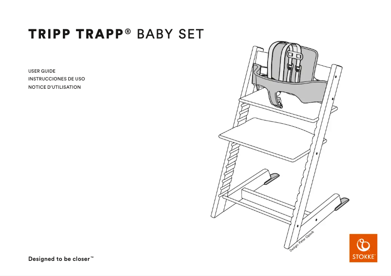Imagen de la primera página del manual del dispositivo Tripp Trapp Baby Set