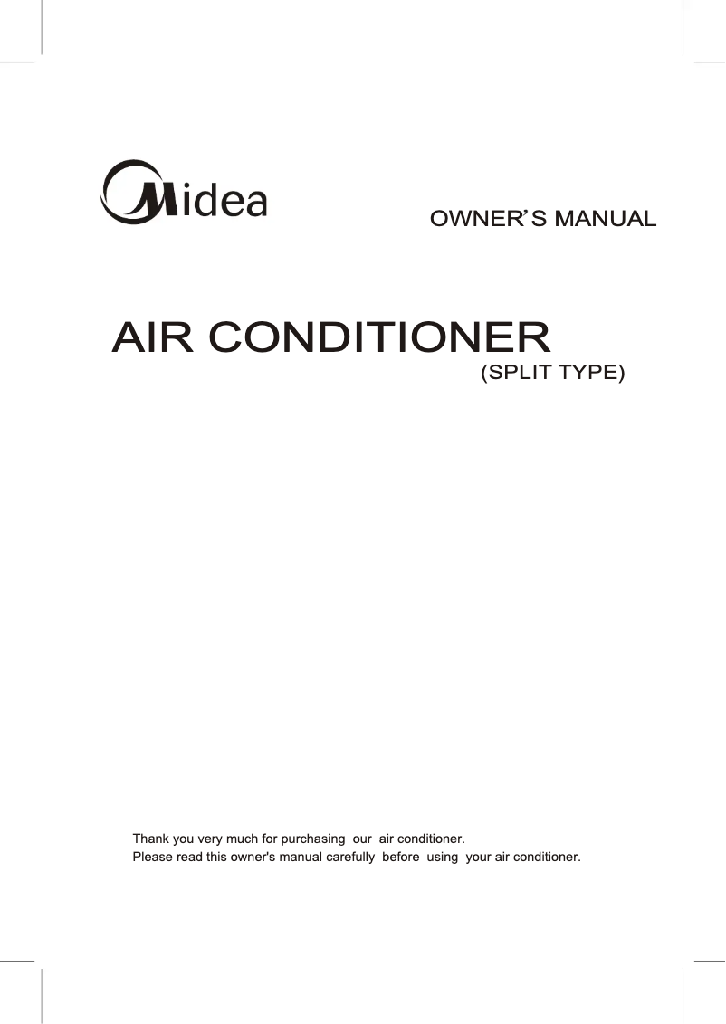 Página 1 del manual Manual de usuario Midea MSG-12HRN2