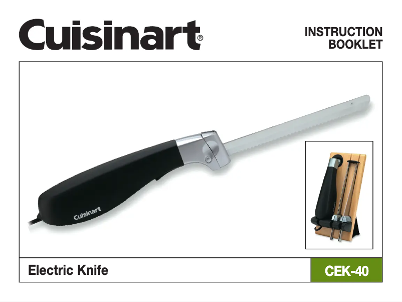 Imagen de la primera página del manual del dispositivo CEK-40