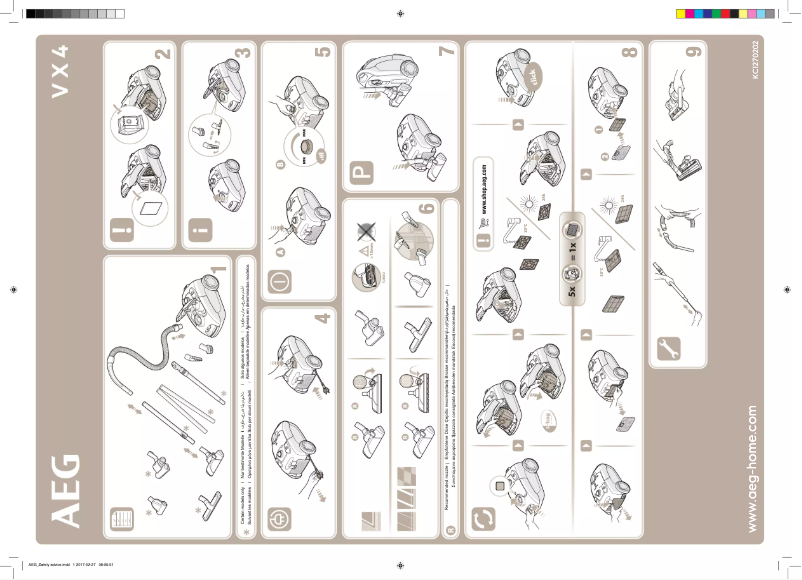 Imagen de la primera página del manual del dispositivo VX4