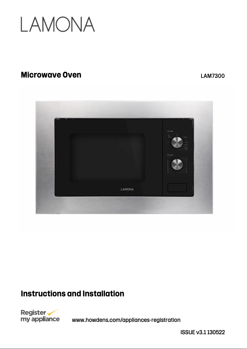 Imagen de la primera página del manual del dispositivo LAM7300