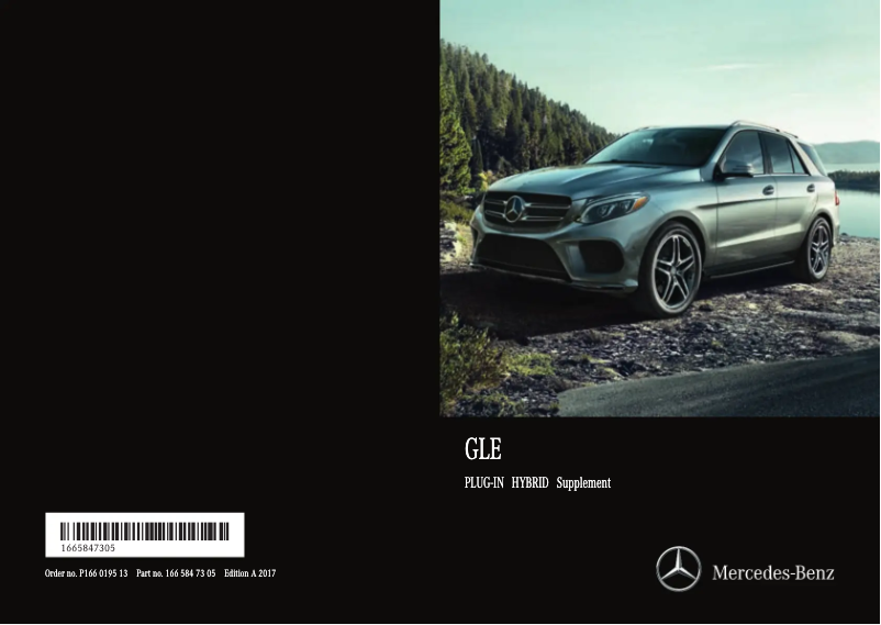 Página 1 del manual Manual de usuario Mercedes-Benz GLE-Class Hybrid (2017)