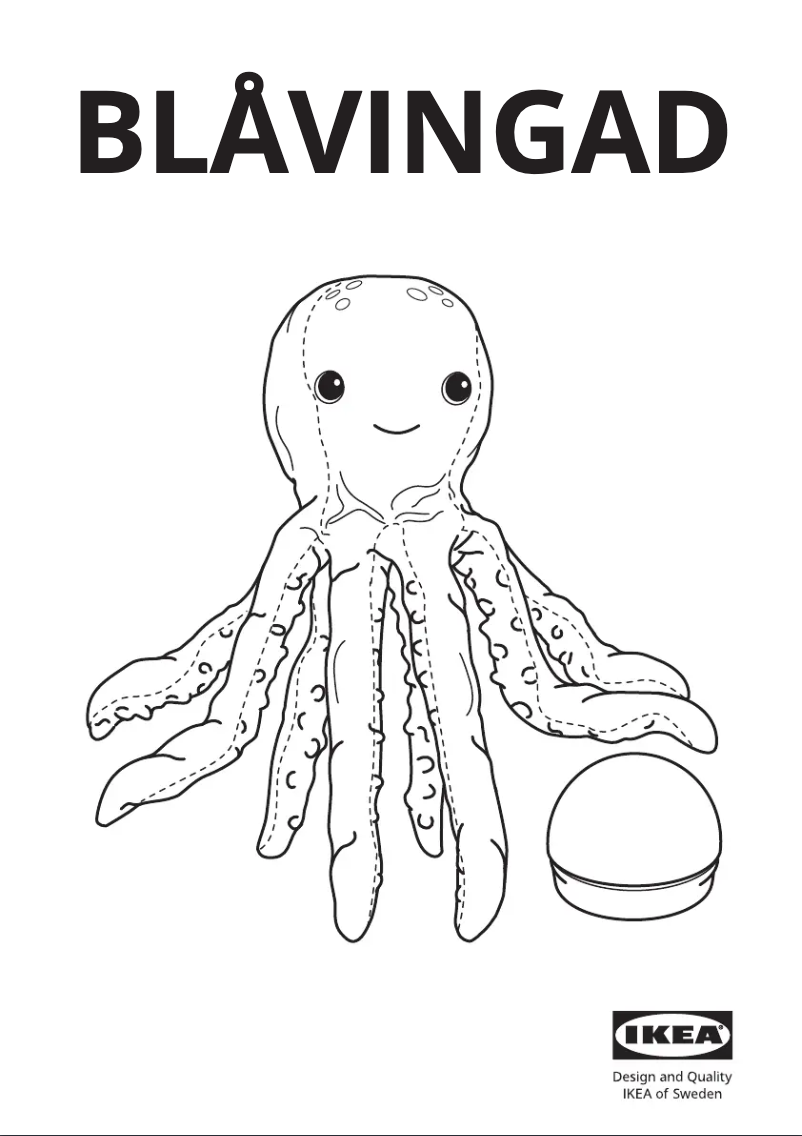 Página 1 del manual Manual de usuario Ikea BLÅVINGAD 705.169.34