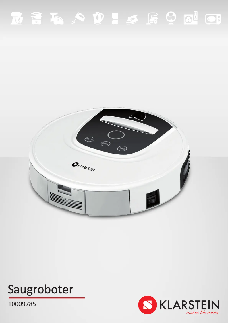 Página 1 del manual Manual de usuario Klarstein Saugroboter 10028519