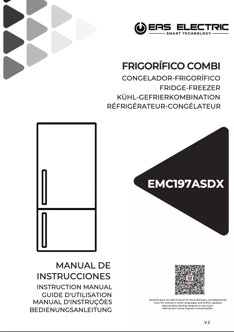 Imagen de la primera página del manual del dispositivo EMC197ASDX
