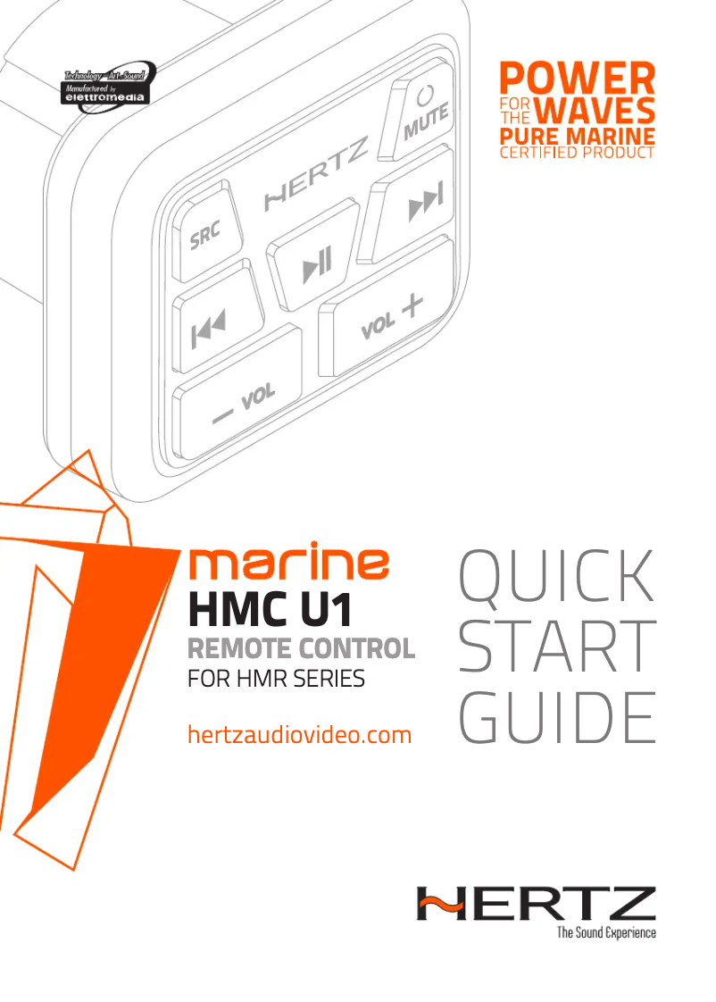 Imagen de la primera página del manual del dispositivo HMC U1