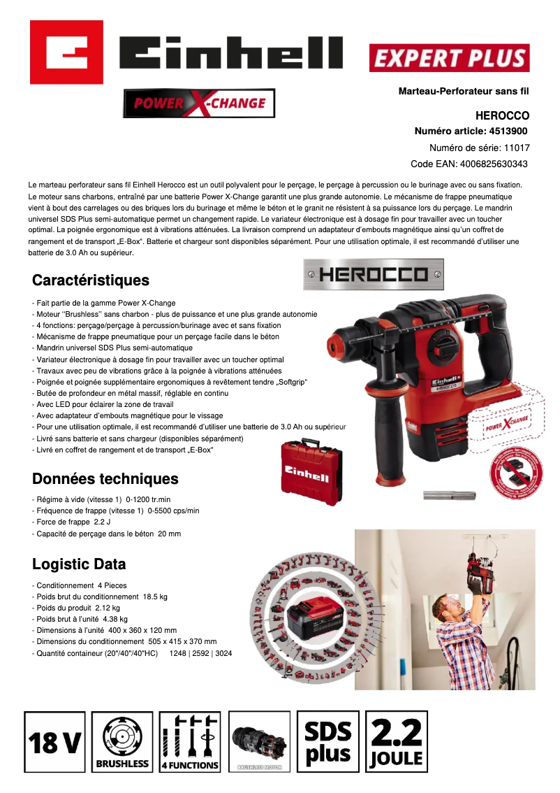 Imagen de la primera página del manual del dispositivo Herocco