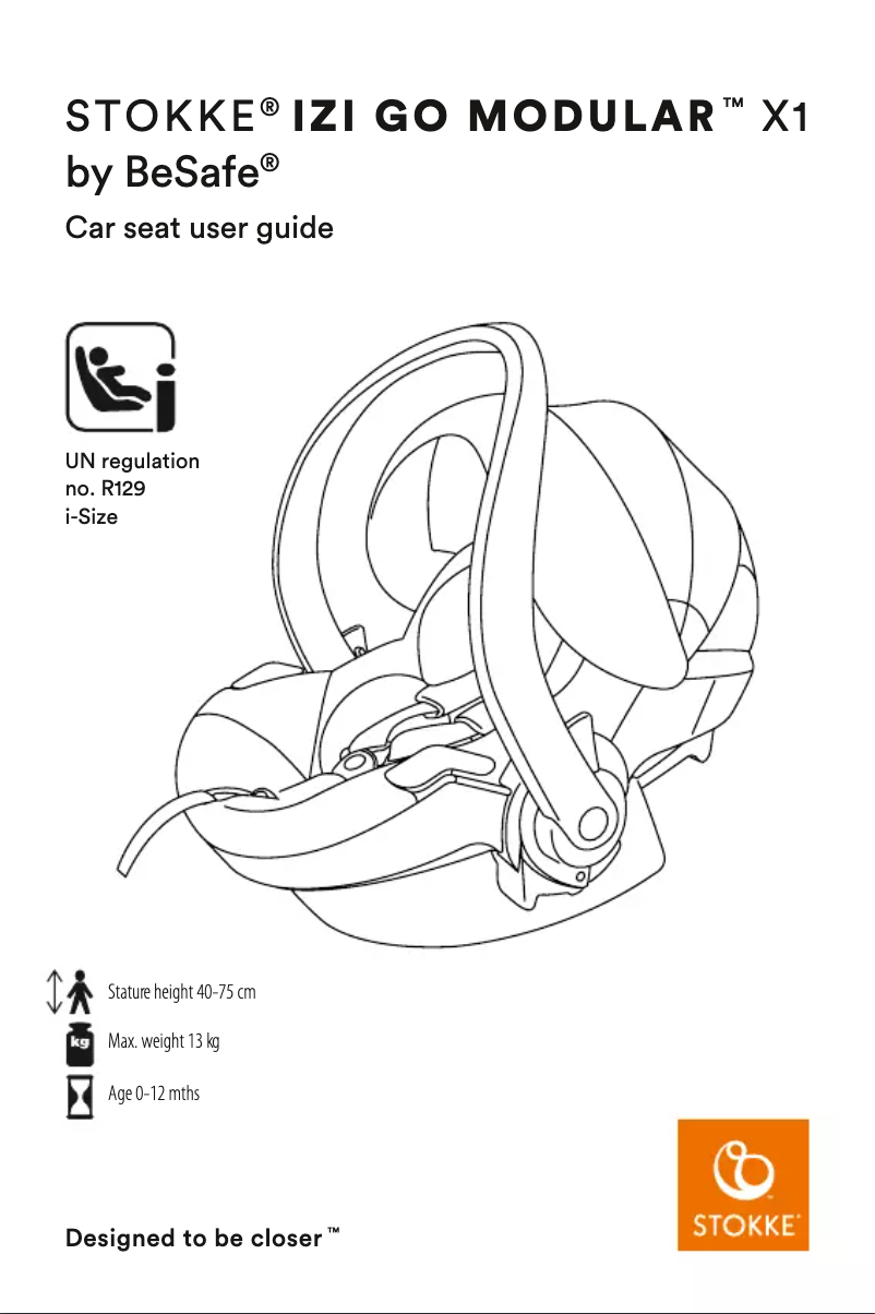 Página 1 del manual Manual de usuario Stokke iZi Go Modular