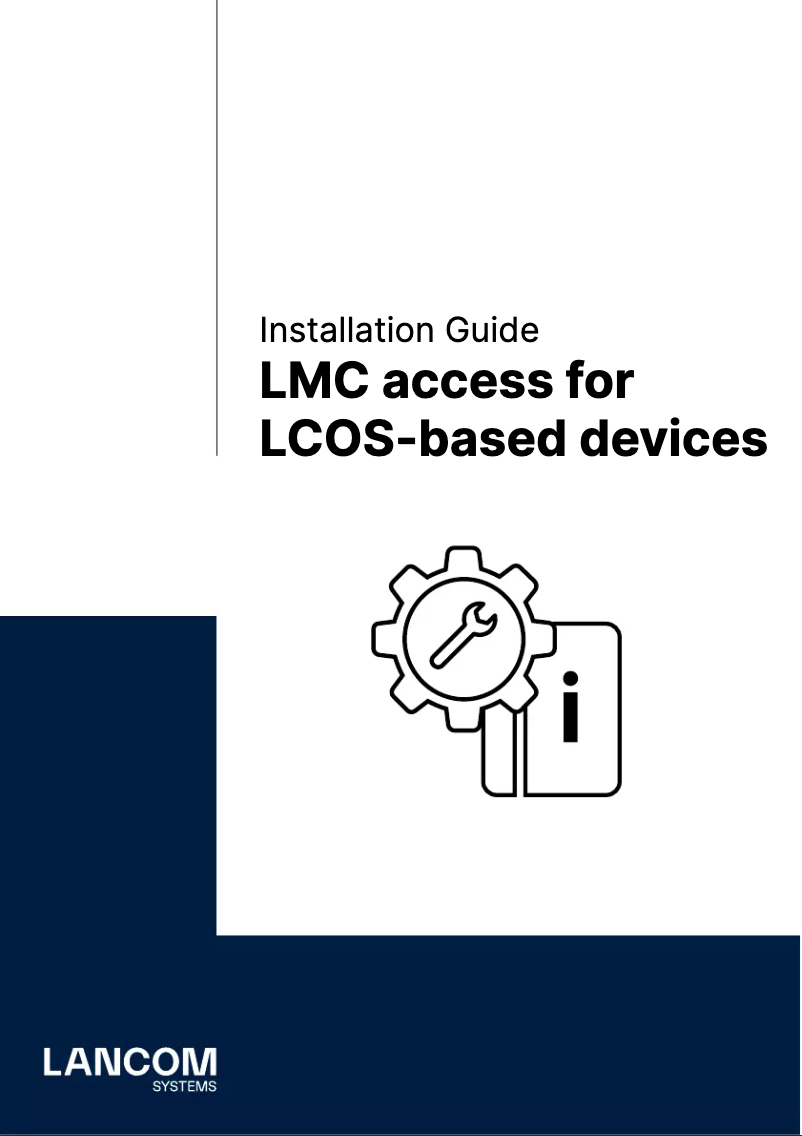 Página 1 del manual Guía de instalación Lancom 1800EF-5G