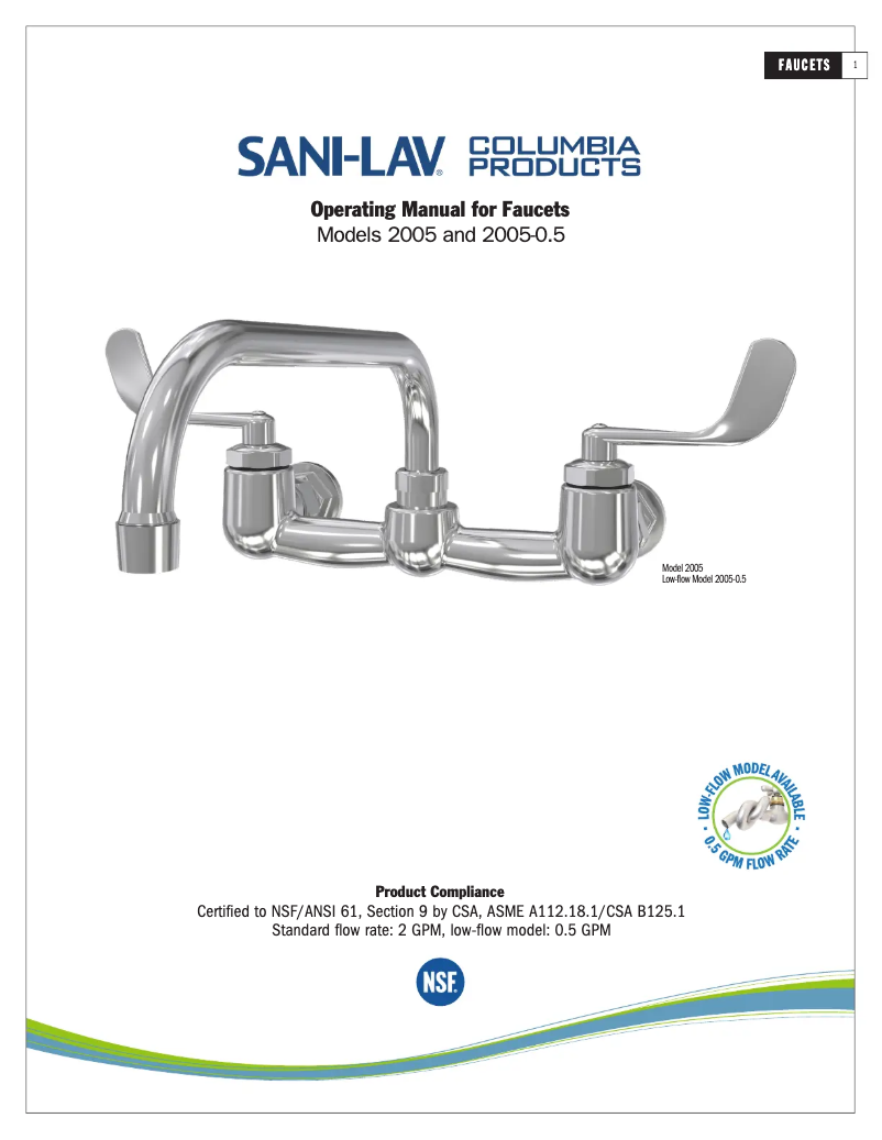 Imagen de la primera página del manual del dispositivo 2005