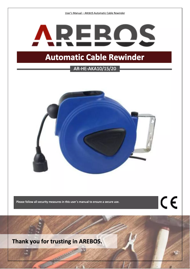 Página 1 del manual Manual de usuario Arebos AR-HE-AKA10