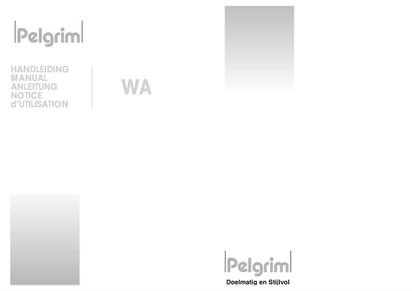 Página 1 del manual Manual de usuario Pelgrim WA10