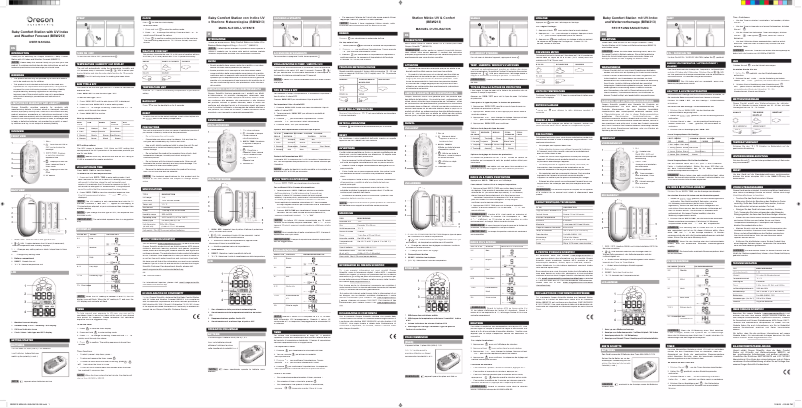 Página 1 del manual Manual de usuario Oregon Scientific BBW213
