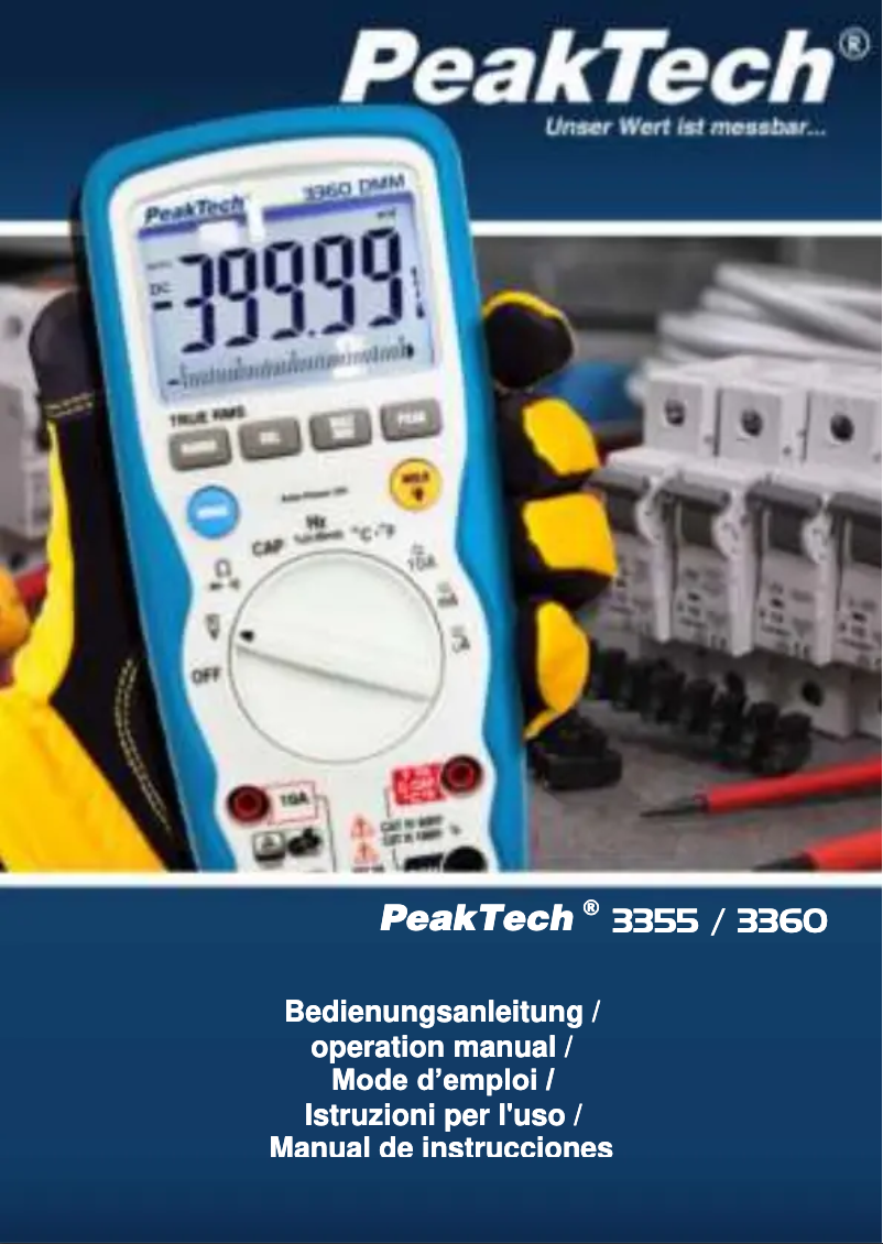 Imagen de la primera página del manual del dispositivo 3355