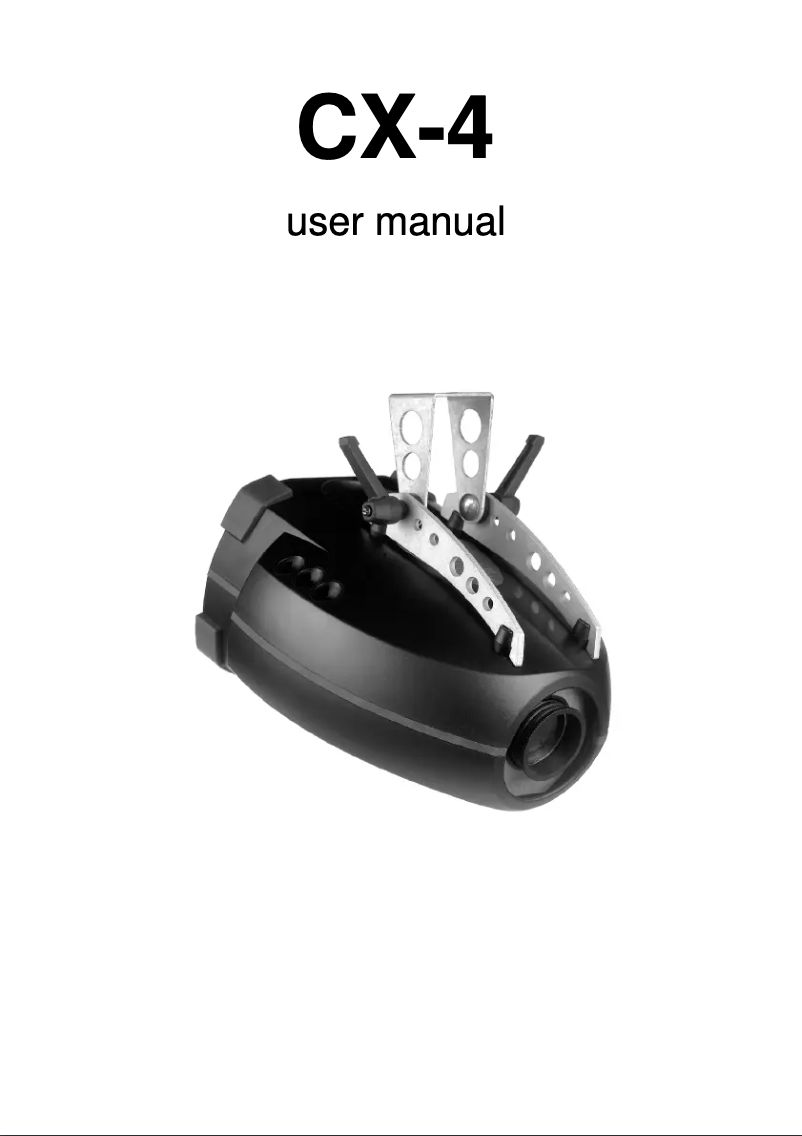 Página 1 del manual Manual de usuario Martin CX-4