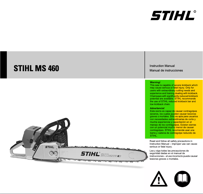Página 1 del manual Manual de usuario Stihl MS 460