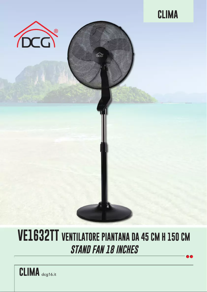 Imagen de la primera página del manual del dispositivo VE1632TT