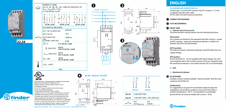 Imagen de la primera página del manual del dispositivo 22.34.0.024.4320