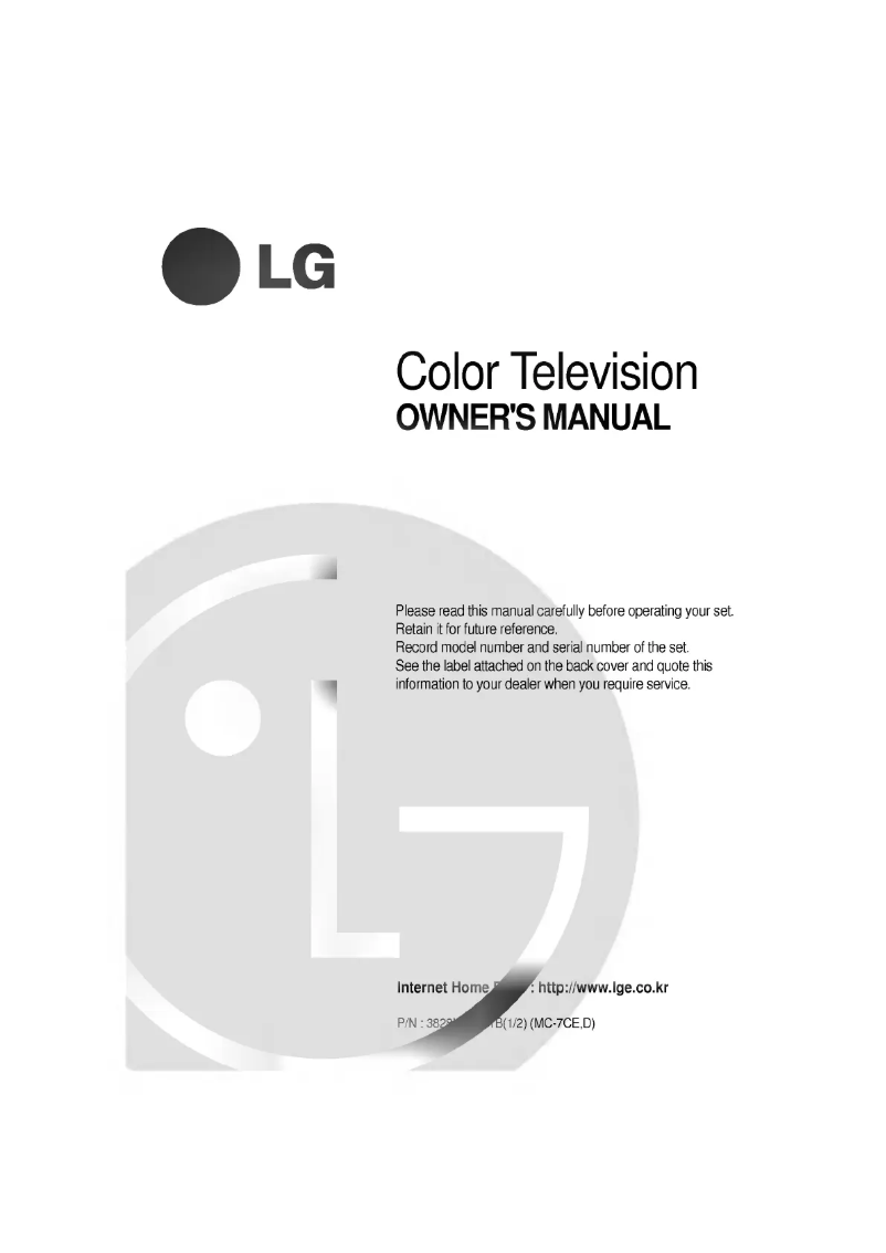 Imagen de la primera página del manual del dispositivo CP-29H30H