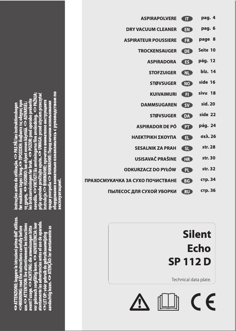 Página 1 del manual Manual de usuario Lavorwash Silent Pro