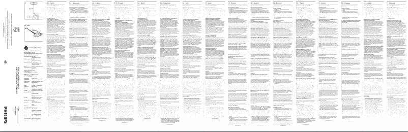 Imagen de la primera página del manual del dispositivo PTA426