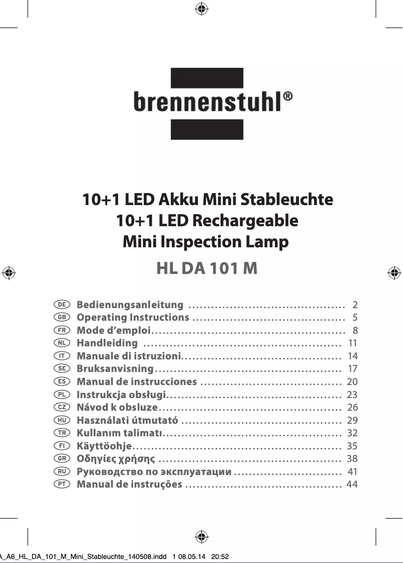 Página nº 1 - Manual de usuario Brennenstuhl 1175630