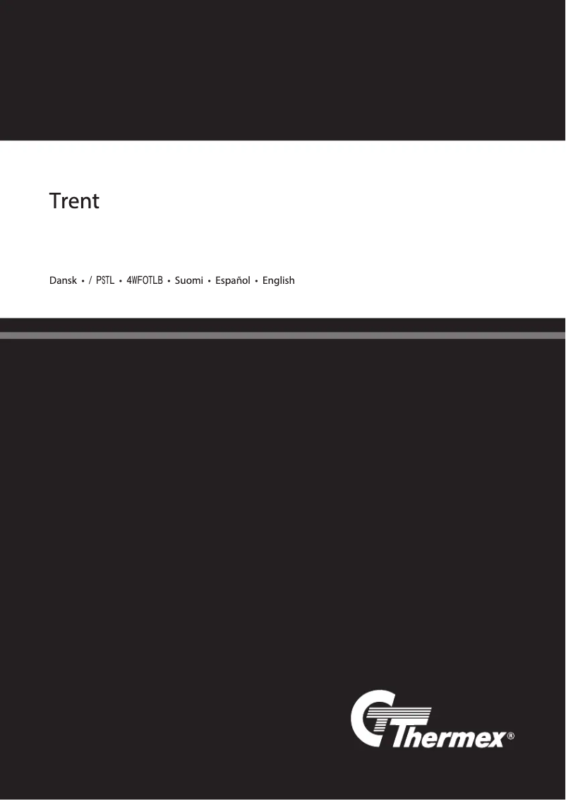 Imagen de la primera página del manual del dispositivo Trent