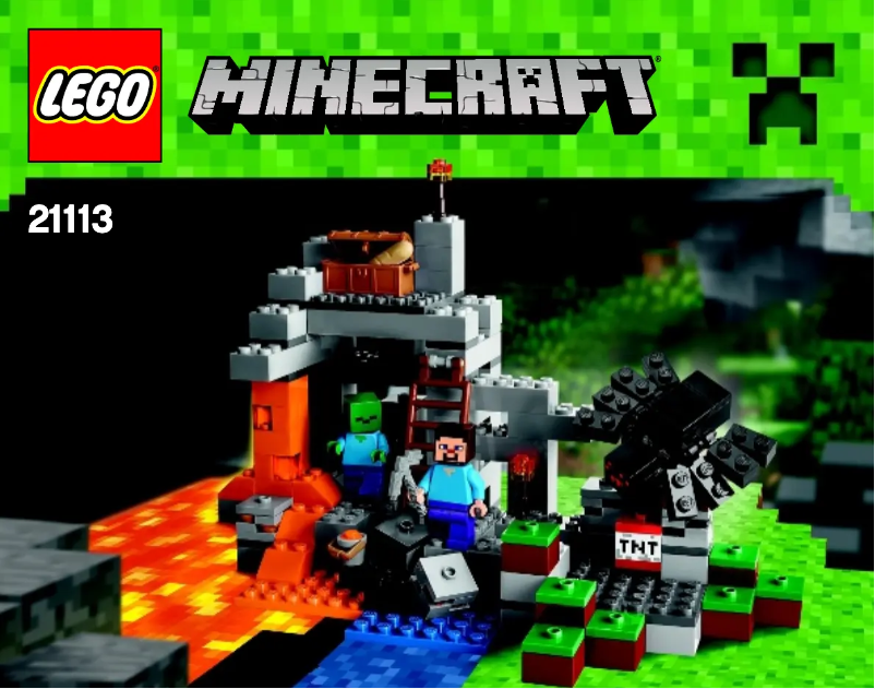 Página 1 del manual Manual de usuario Lego Minecraft 21113